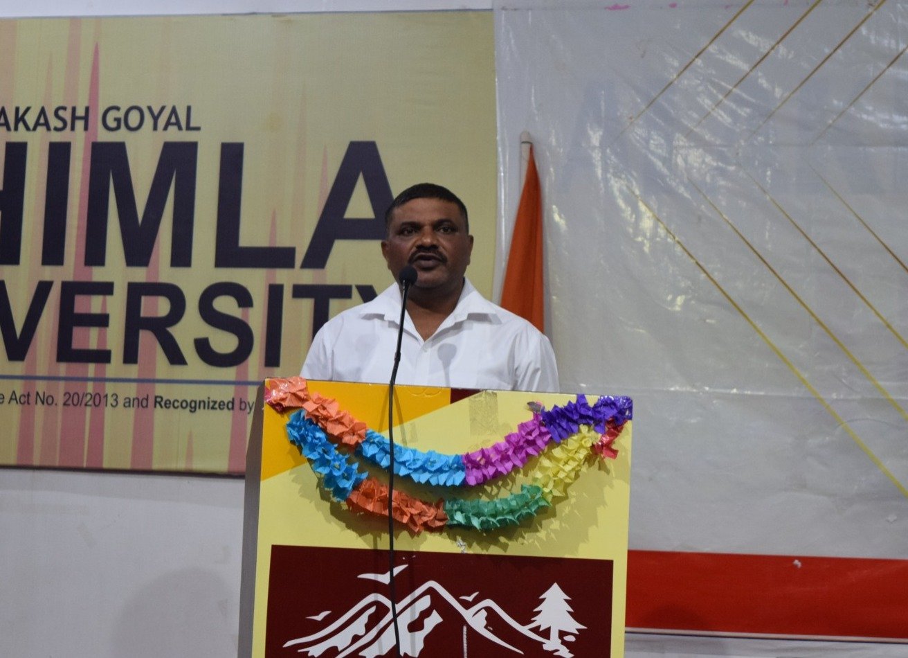 International football player Krishna Kumar Ekka will motivate the students of APG Shimla varsity to promote sports