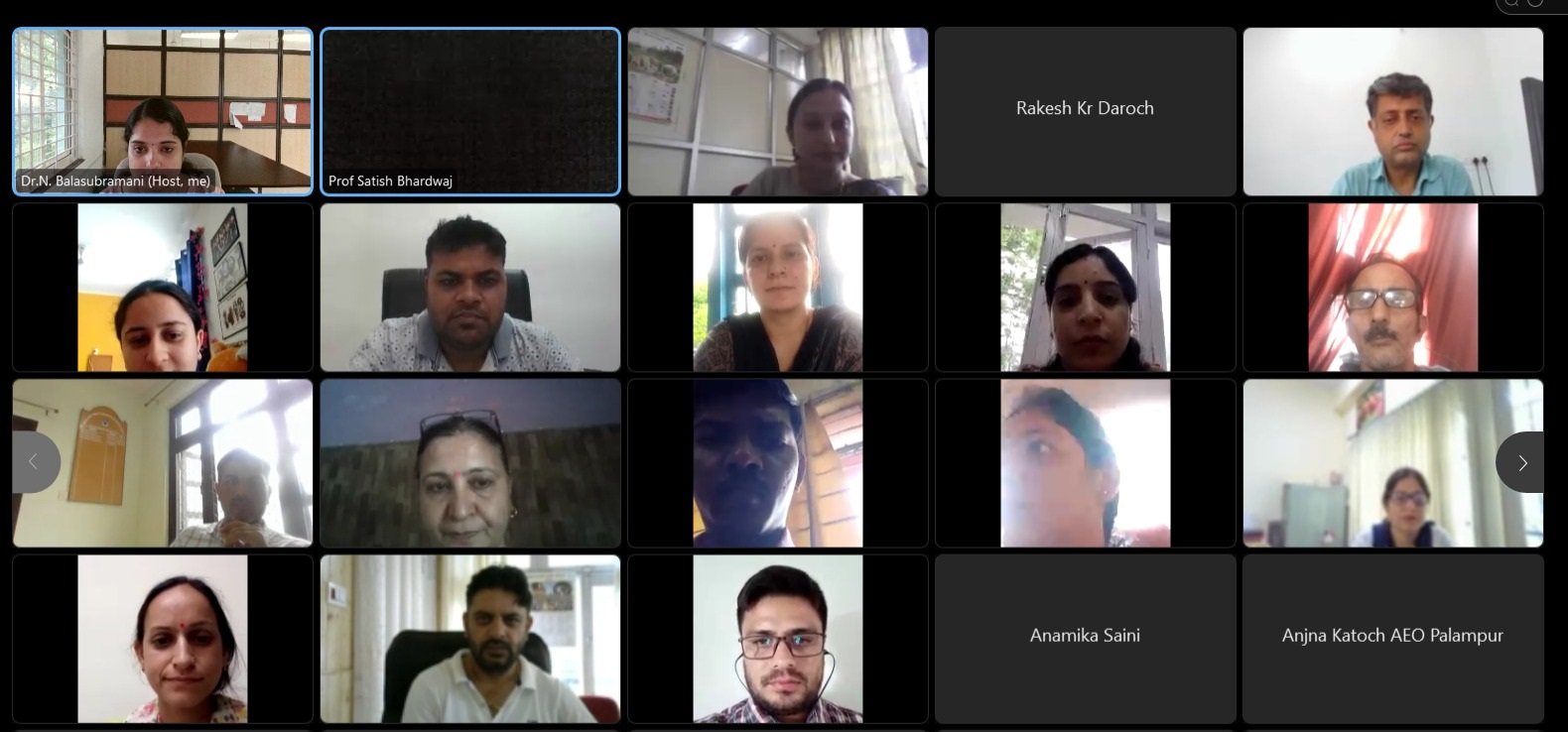 Training on Climate Smart Technologies at Nauni