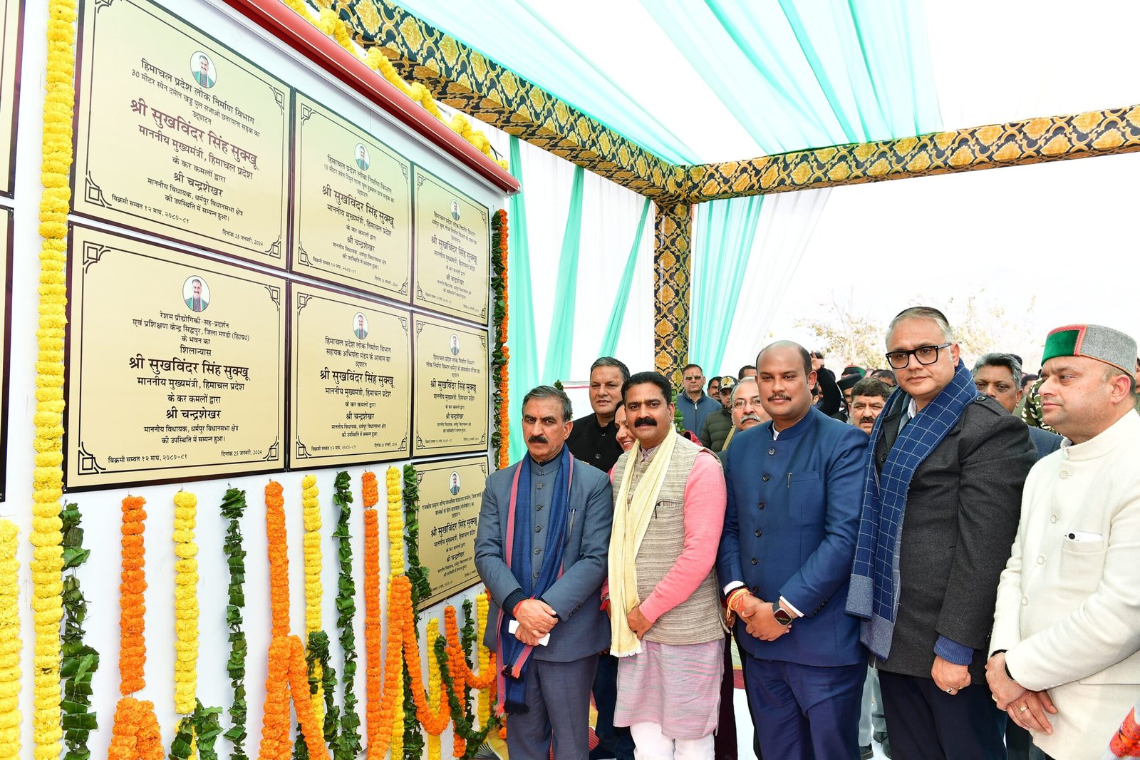 CM dedicates 71.39 crore development projects at Dharampur in Mandi district
