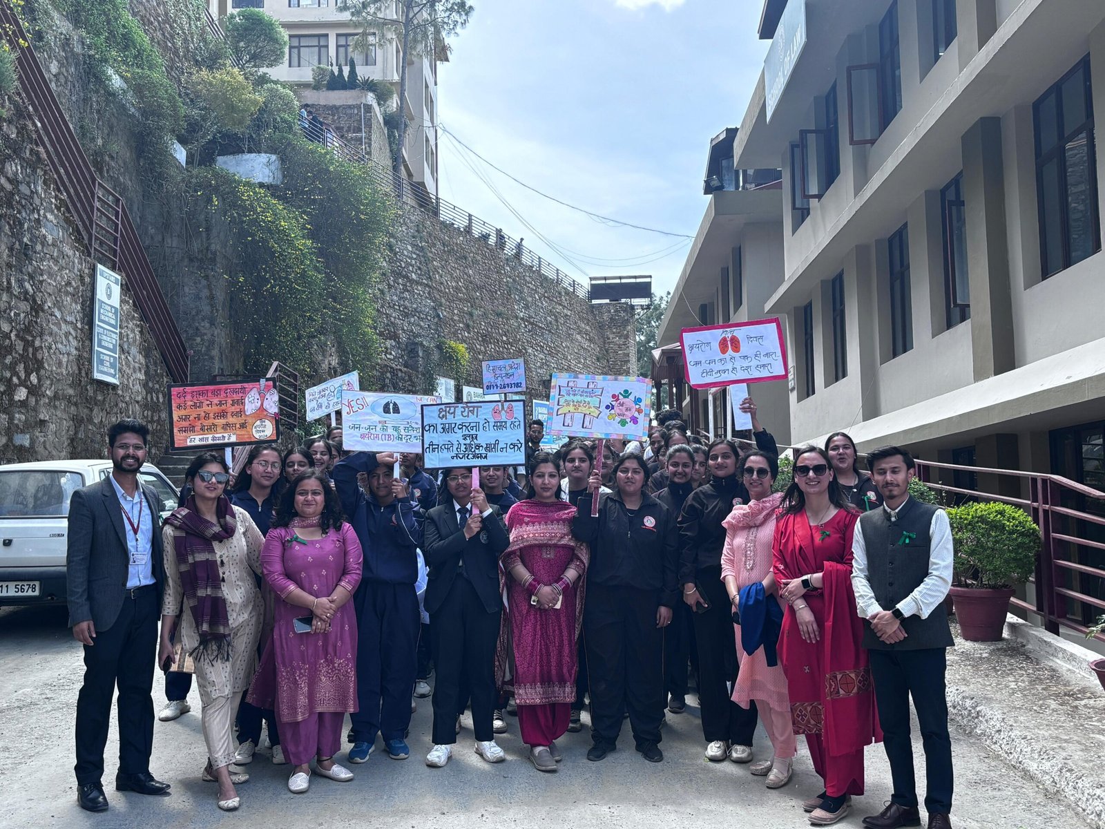 Bahra University organised awareness rally on the World Tuberculosis Day
