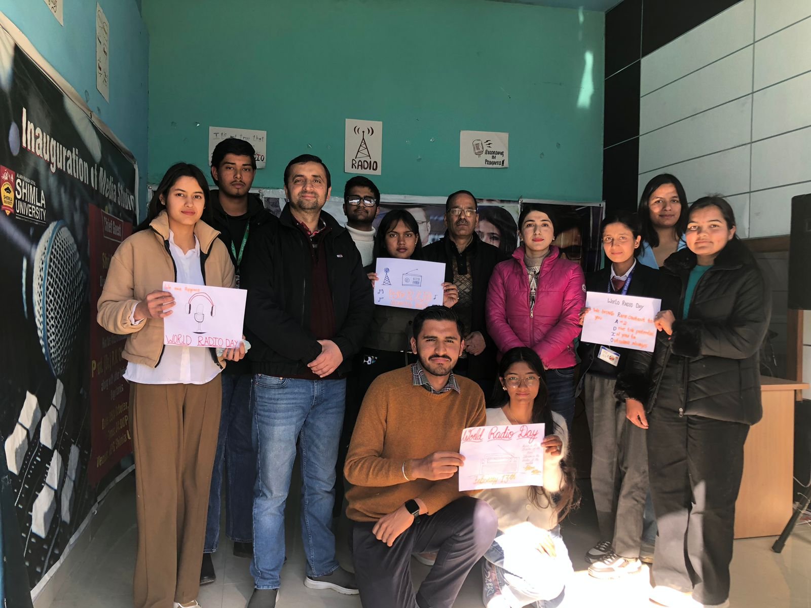 Journalism Students of APG Shimla University Celebrates World Radio Day