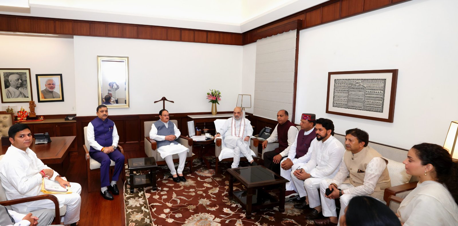 शाह ने एक आग्रह पर बीस दिन के अंदर ही आपदा से हुए नुकसान के आंकलन के लिए अंतर मंत्रालयी केंद्रीय टीम भेजी : नड्डा