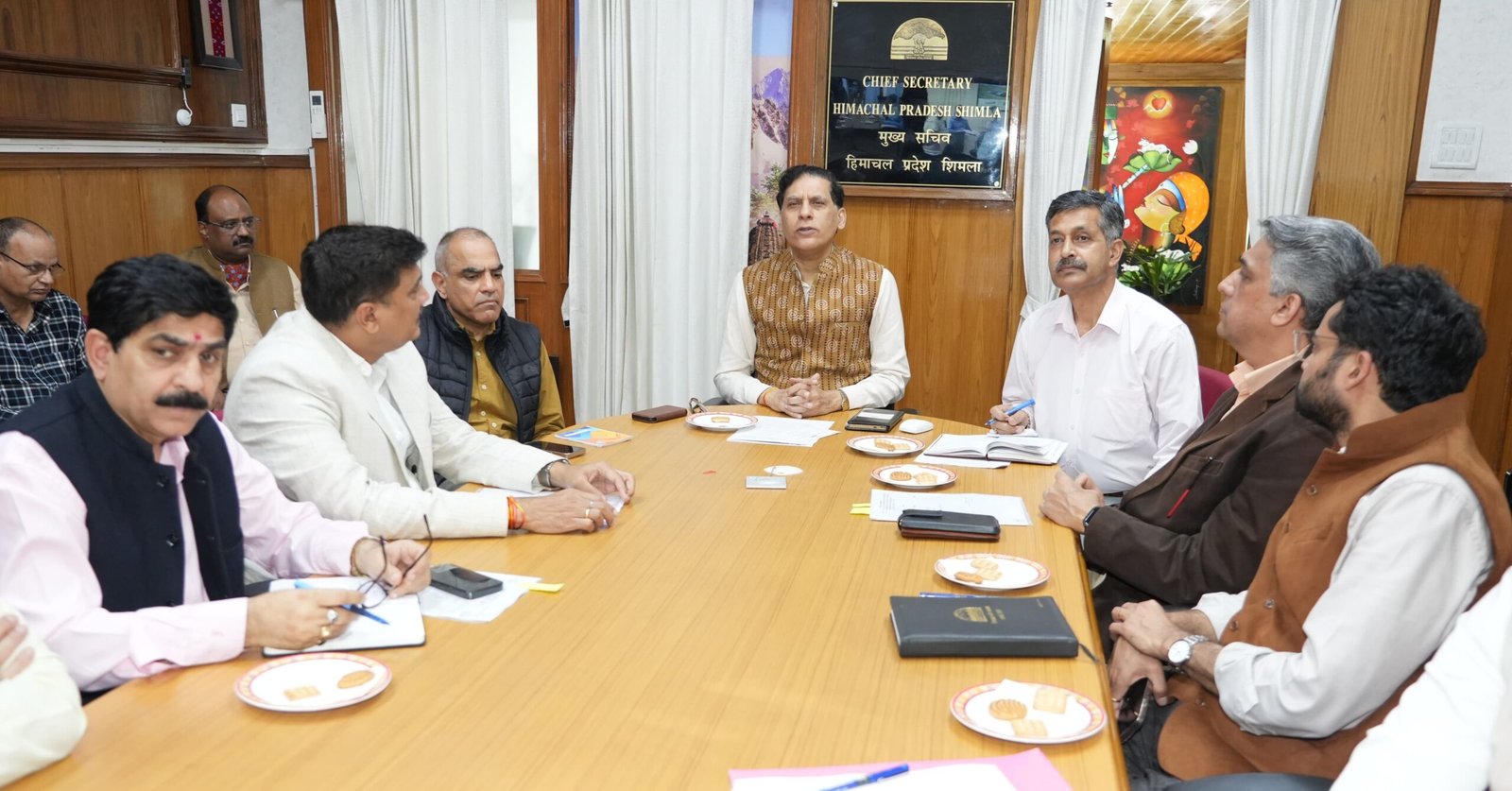 Chief Secretary reviews preparations for state-level Independence Day function