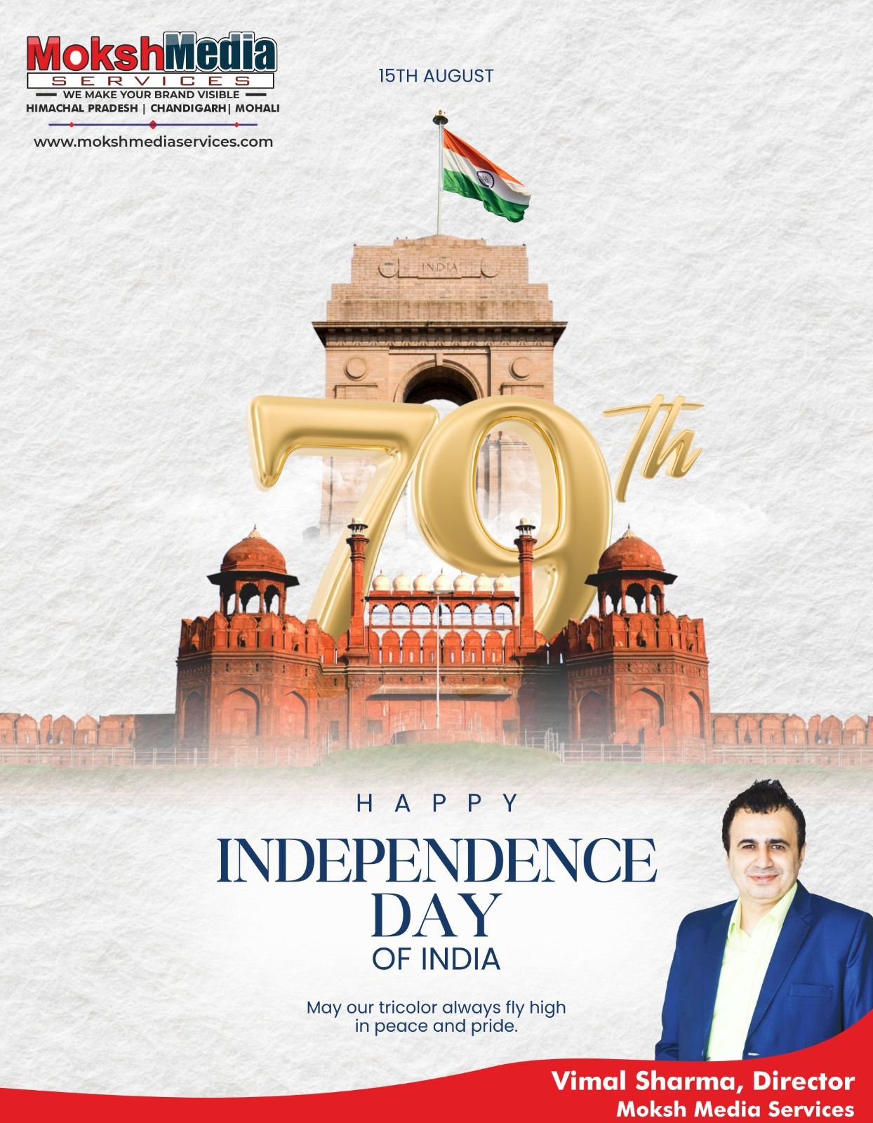 Moksh Media Services wishes Happy Independence Day