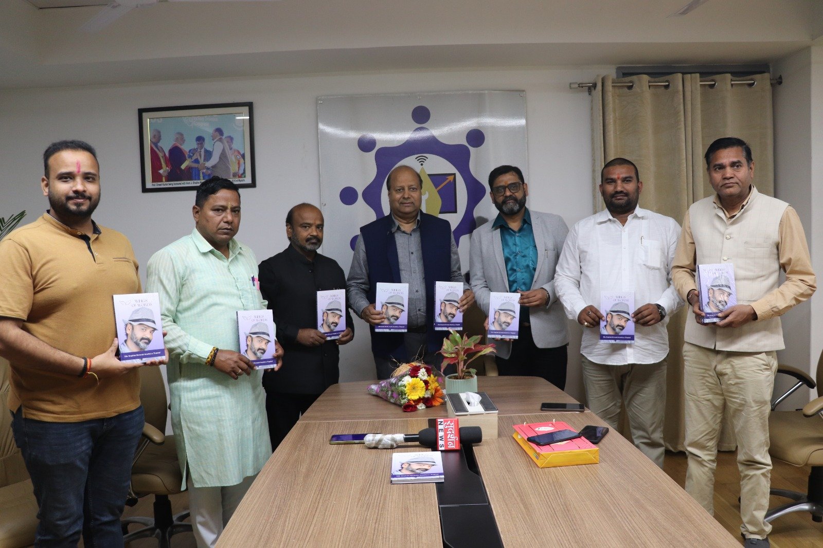 DR. RAJESH KUMAR MANGLA’S “WINGS OF WORDS” RELEASED AT SVSU, PALWAL