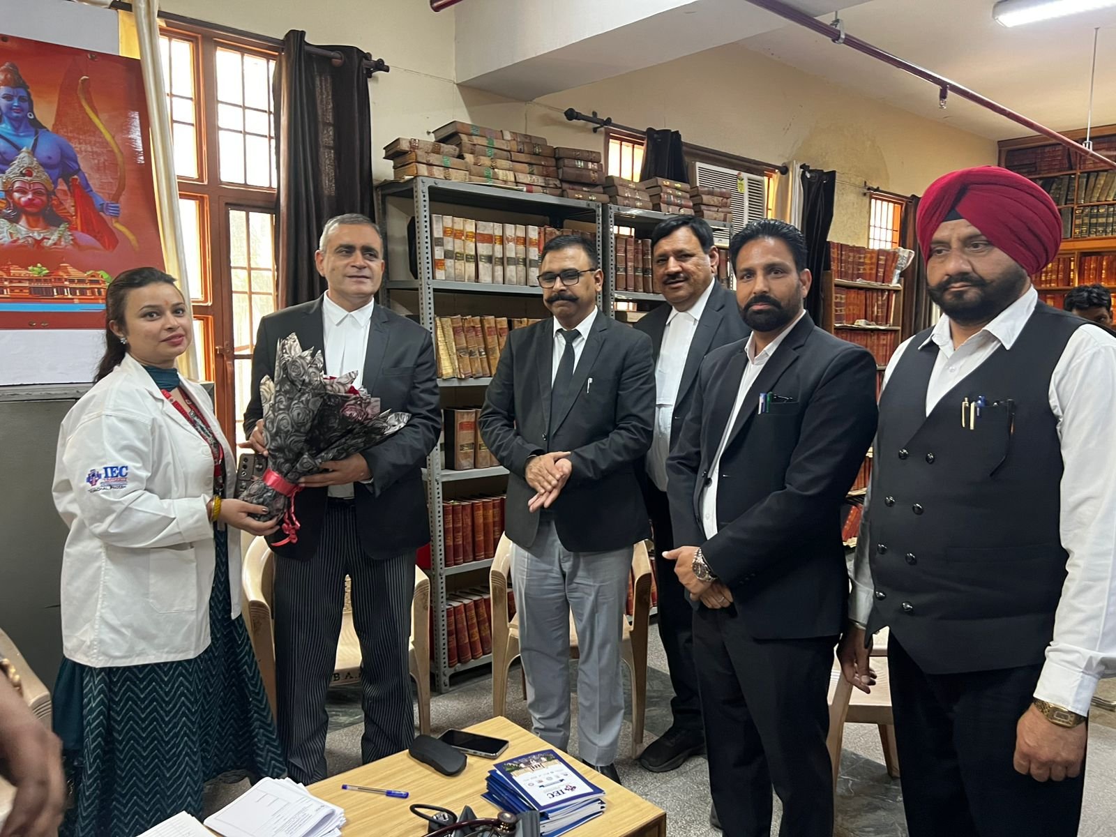 IEC University Organises Free Physiotherapy Camp at Panchkula District Court