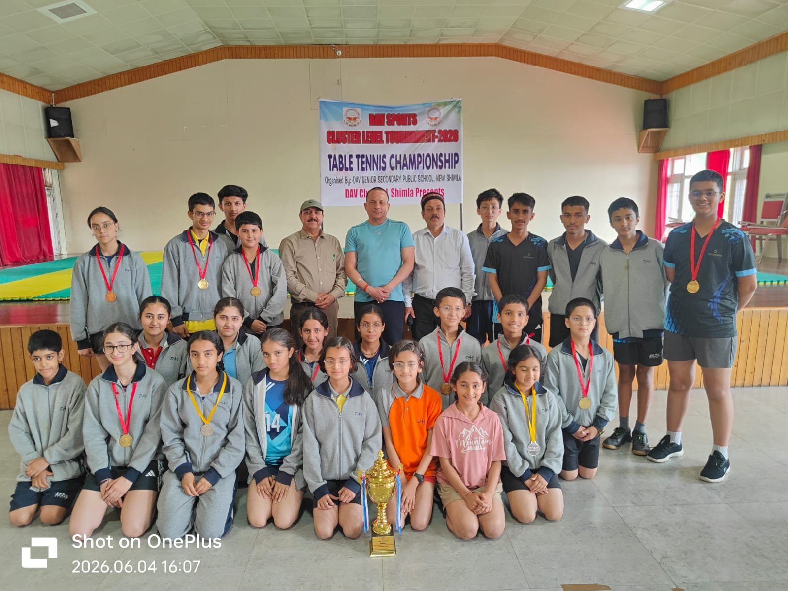 DAV New Shimla Crowned Overall Champion