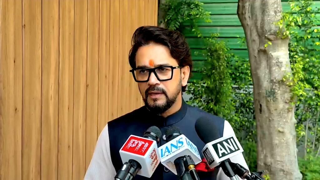 Turning Himachal Bhawan into a Political Hub Is Unfortunate : Anurag Thakur