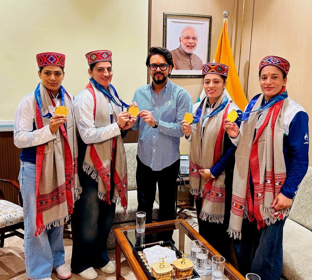 Anurag Singh Thakur Felicitates Asian Games 2026 Gold Medal-Winning Women’s Kabaddi Team