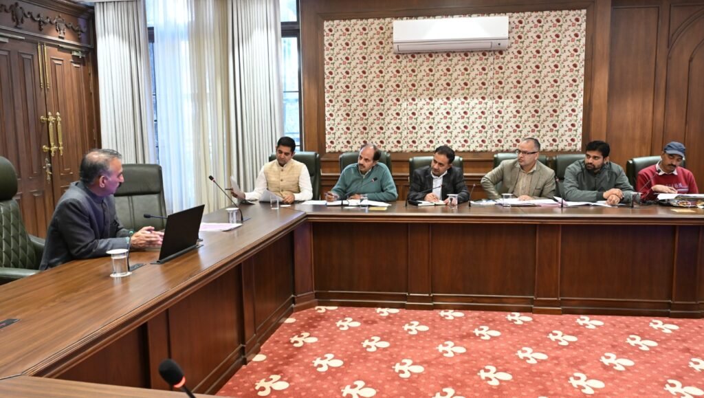 CM presides over meeting of Education Department