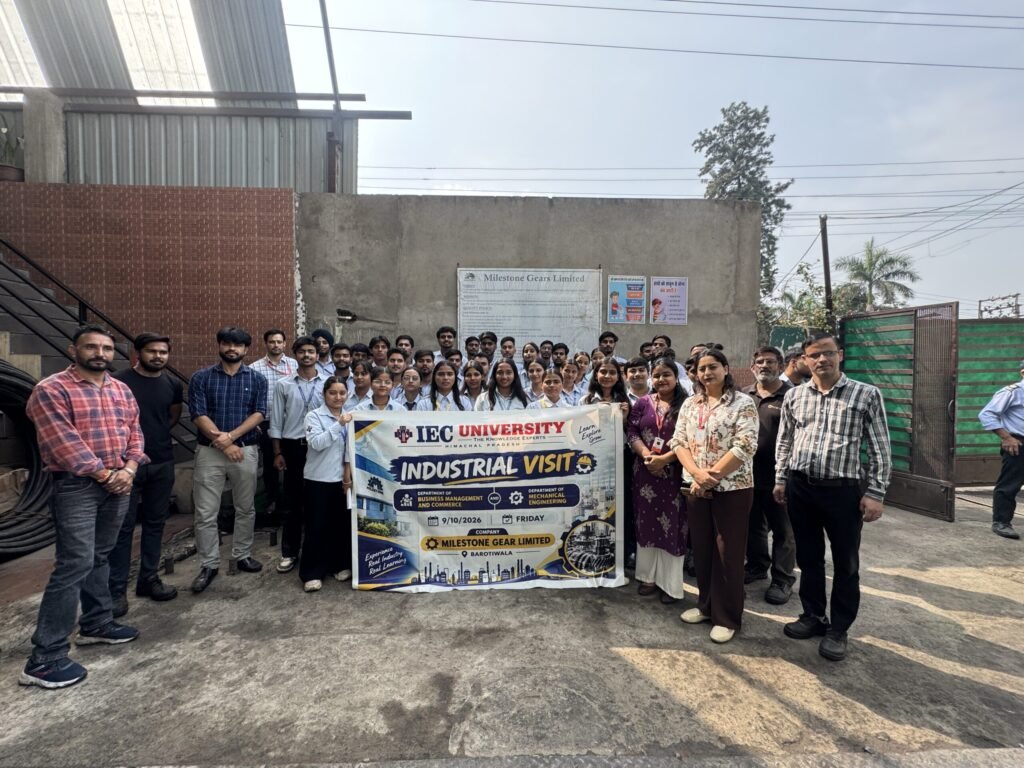 IEC University Students Gain Industry Exposure During Visit to Milestone Gears Ltd